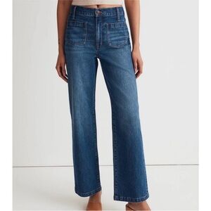 Madewell The Perfect Vintage Wide-Leg Jean in Caronia wash